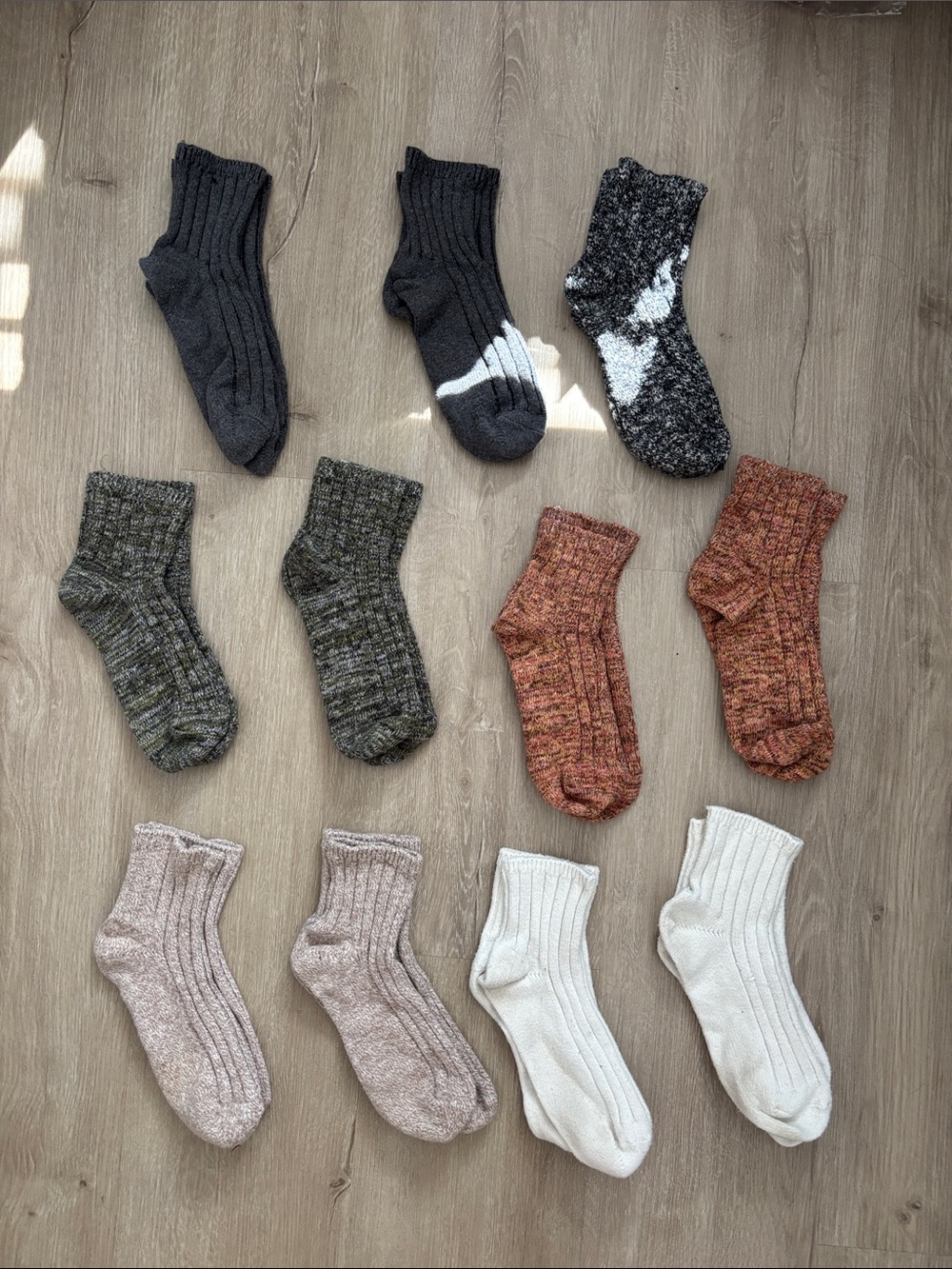 Assorted Women’s Socks - 11 pair